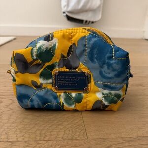 Marc By Marc Jacobs Yellow Floral Cosmetic Pouch